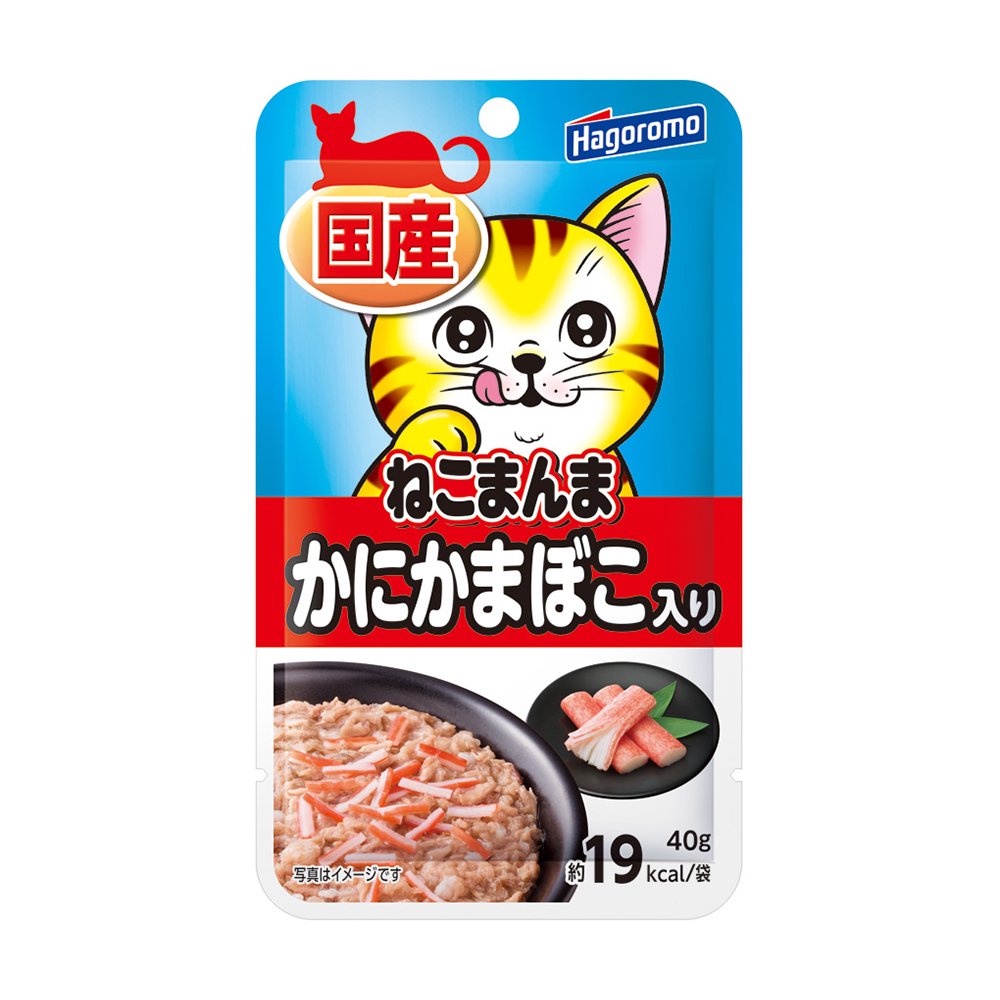 ねこまんま　パウチ　かにかまぼこ入り　４０ｇX７２袋　はごろも　家族品質　ＣＲＣ35―20―80―55―00