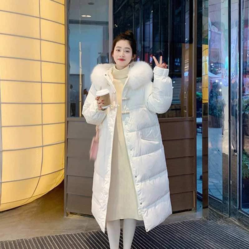 レディース い ロングジャケット ダウンジャケット ダウンコート ロング丈 パーカー トップス 厚手 フード付き ジッパー ファッション おしゃれ 可愛い 暖かい 防寒 大きいサイズ OceanMap