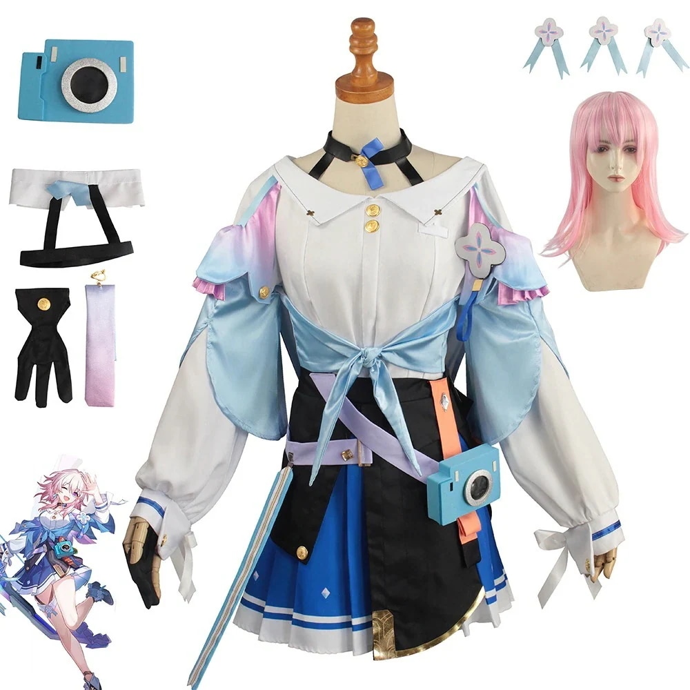 崩壊星穹鉄道-三月七同型ゲームcos服二次元コスプレ衣装
