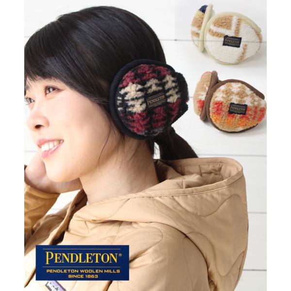 PENDLETON ペンドルトン ボア イヤーマフラー PDT-000-243031 イヤーマフ 折りたたみ 柄 メンズ レディース 秋 冬 秋冬