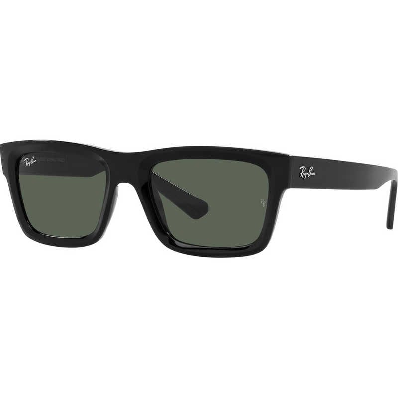 レイバン RayBan サングラス WARREN BIO-BASED 57mm ポリッシュブラック/ダークグリーン RB4396F 66777157