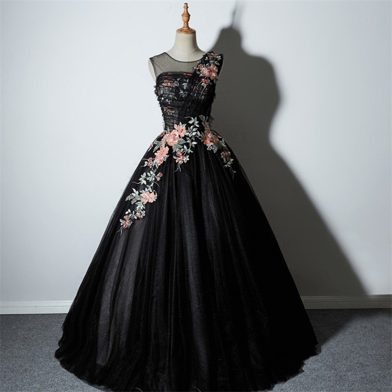 カラードレス ウェディングドレス 二次会 ロング 二次会ドレス パーティードレス ロングドレス 花嫁ドレス カラードレス 結婚式 ブラック