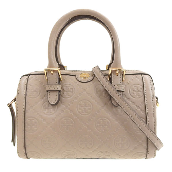 ショルダーバッグ ハンドバッグ 2way ベージュ 斜めがけ T MONOGRAM LEATHER PETTIE BARREL 158528 200