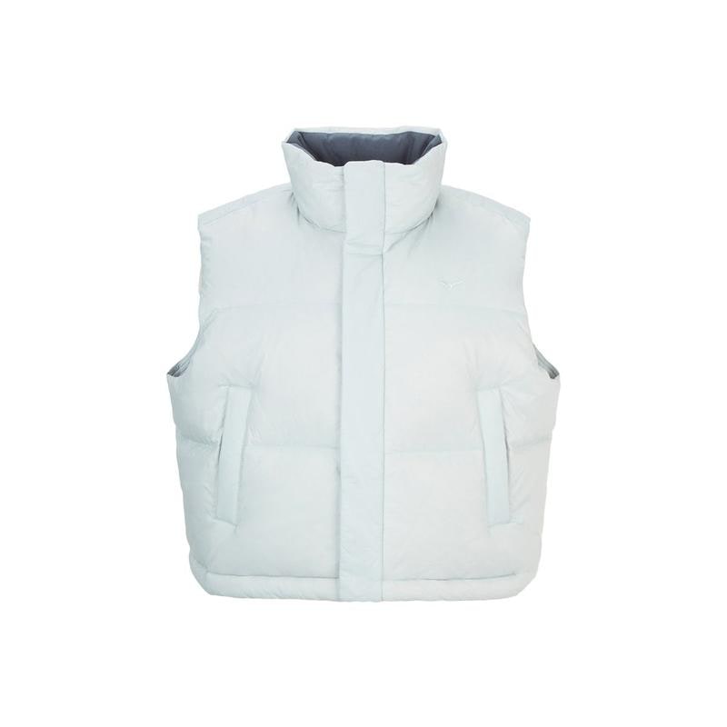 女性クロップダウンベスト32YE482106ダックダウン保温防風活動性デイリー運動CROP DOWN VEST