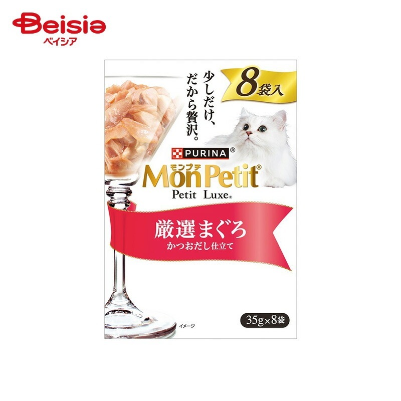 ネスレ日本 モンプチ プチリュクスパウチ 厳選まぐろ （35g×8P）×6個 ペット