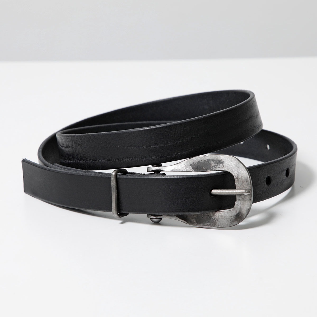 TAGLIOVIVO タリオヴィヴォ ベルト 2,5x5 BUCKLE メンズ レザー バックル リング ナローベルト CALF/BLACK