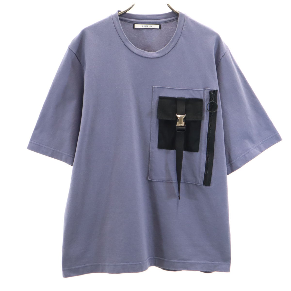 日本製 半袖 EX.TACTICAL Tシャツ 1 チャコール ポケT メンズ 古着