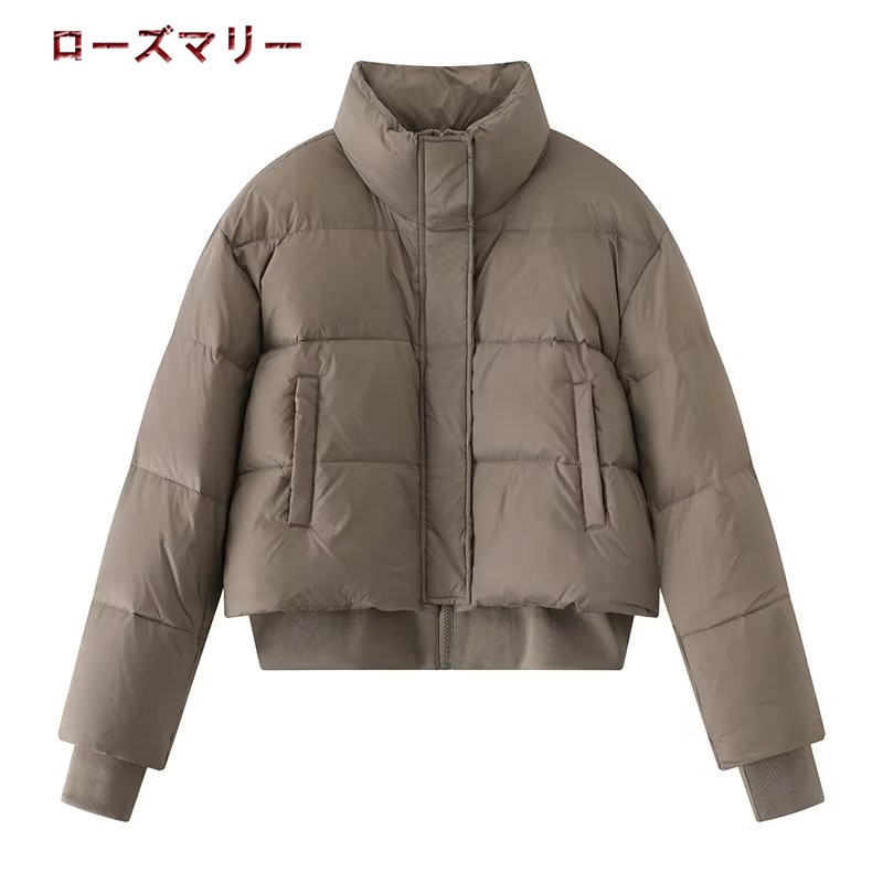 欧米風2023.12.14 秋冬 新作 短い詰め襟のダウンジャケット ショートコート ダウンコート ベーシック 2312162