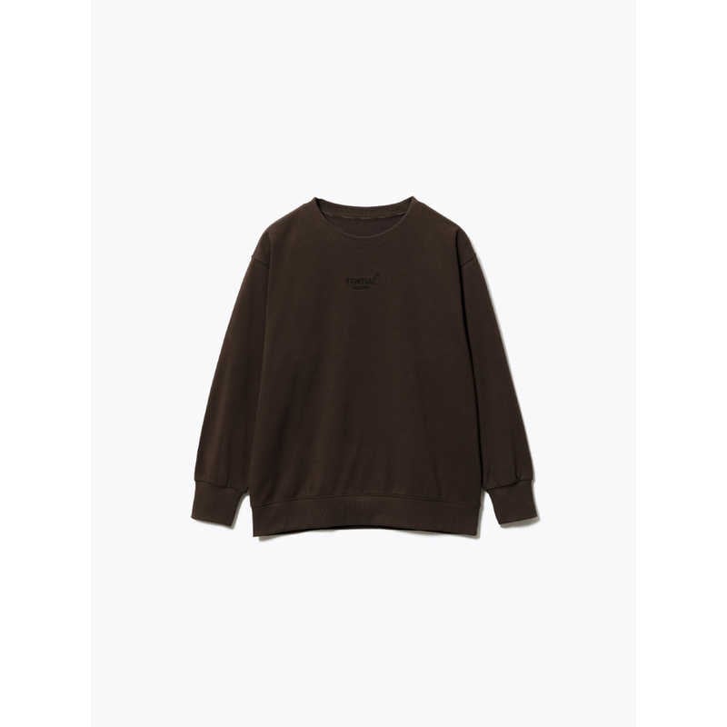 TENTIAL　BAKUNEスウェットウィメンズロングスリーブクルーネックブラウン(M)　25FSBA044W00100005N