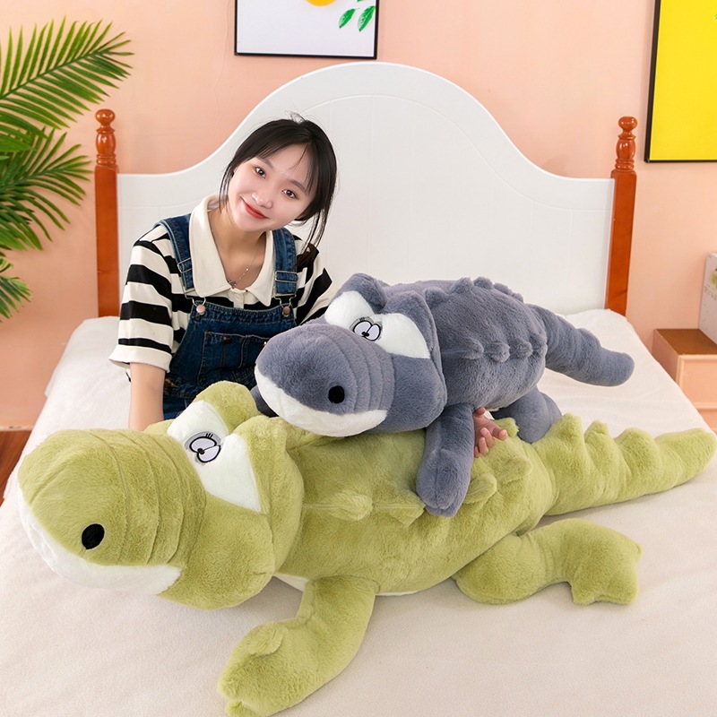 かわいい大きな長髪ワニ人形ぬいぐるみ枕オンラインショップ子供女の子ギフト