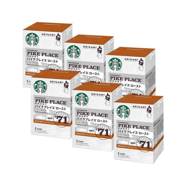 6個セット ネスレ スターバックス オリガミ パイクプレイス ロースト 5袋 5,084円