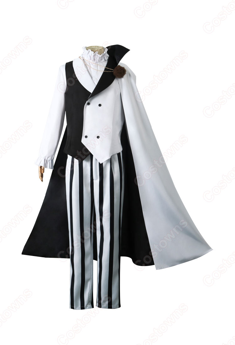 文スト ニコライ・G コスプレ衣装 「文豪ストレイドッグス」第4シーズン 天人五衰 道化師 ゴーゴリ 仮装 変装