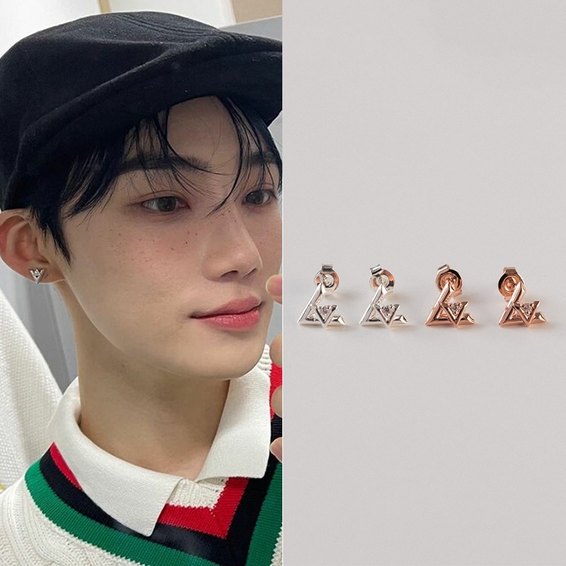 [925silver] [THE BOYZサンヨン 着用] アルナピアス(ペア) 韓国ストリートファッション 人気ジュエリ