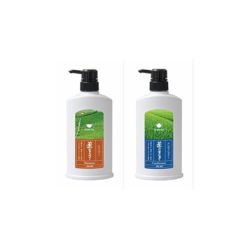 フタバ化学 リーブルアロエ 茶シャンプー＆コンディショナー 500ｍL 2本セット