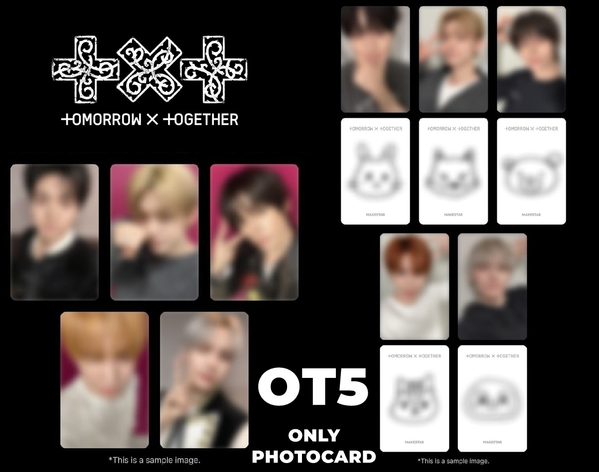 [TXT 公式 TAIPEI part2. 特典 SET 5pc] TOMORROW X TOGETHER ‘7TH YEAR: 가시덤불에 잠시 바람이 멈췄을 때’ MAKE STAR