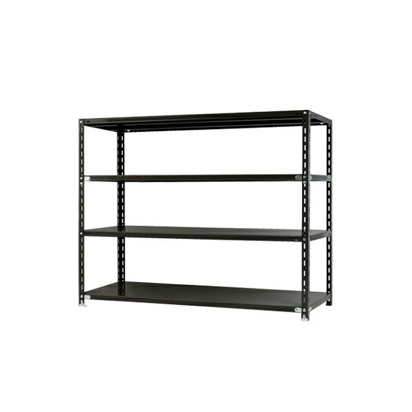 キタジマ 51010403402 スチールラック NC1500-12-4段 ブラック メーカー直送