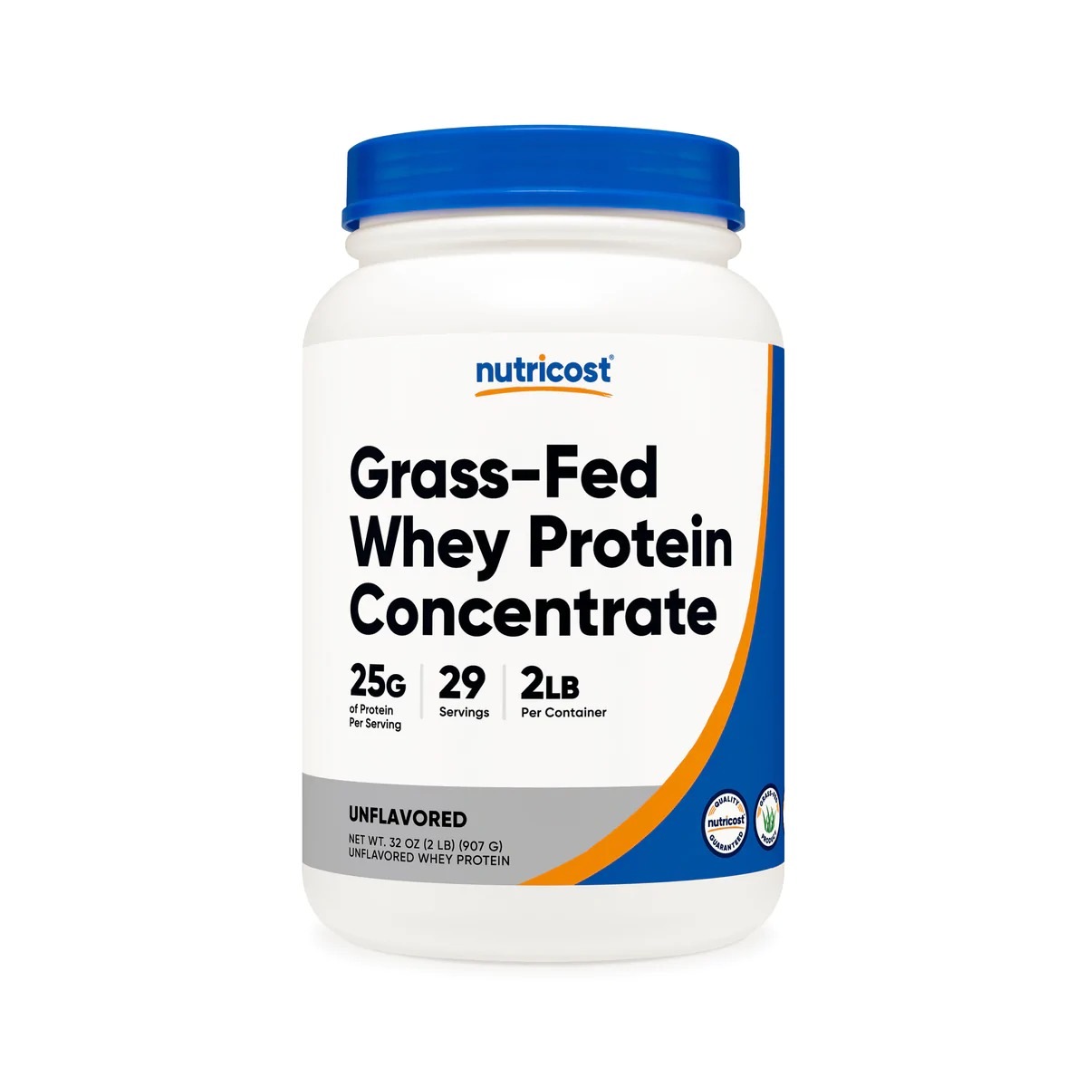 [USA] Nutricost ニュートリコスト Grass-Fed Whey Protein Concentrate Powder UF (2 LB)