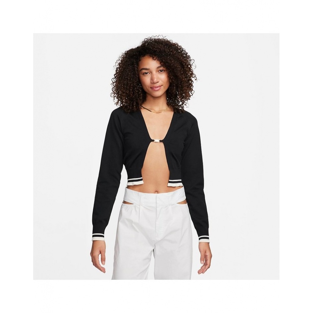 ナイキ NSW ニットカーディガンブラック