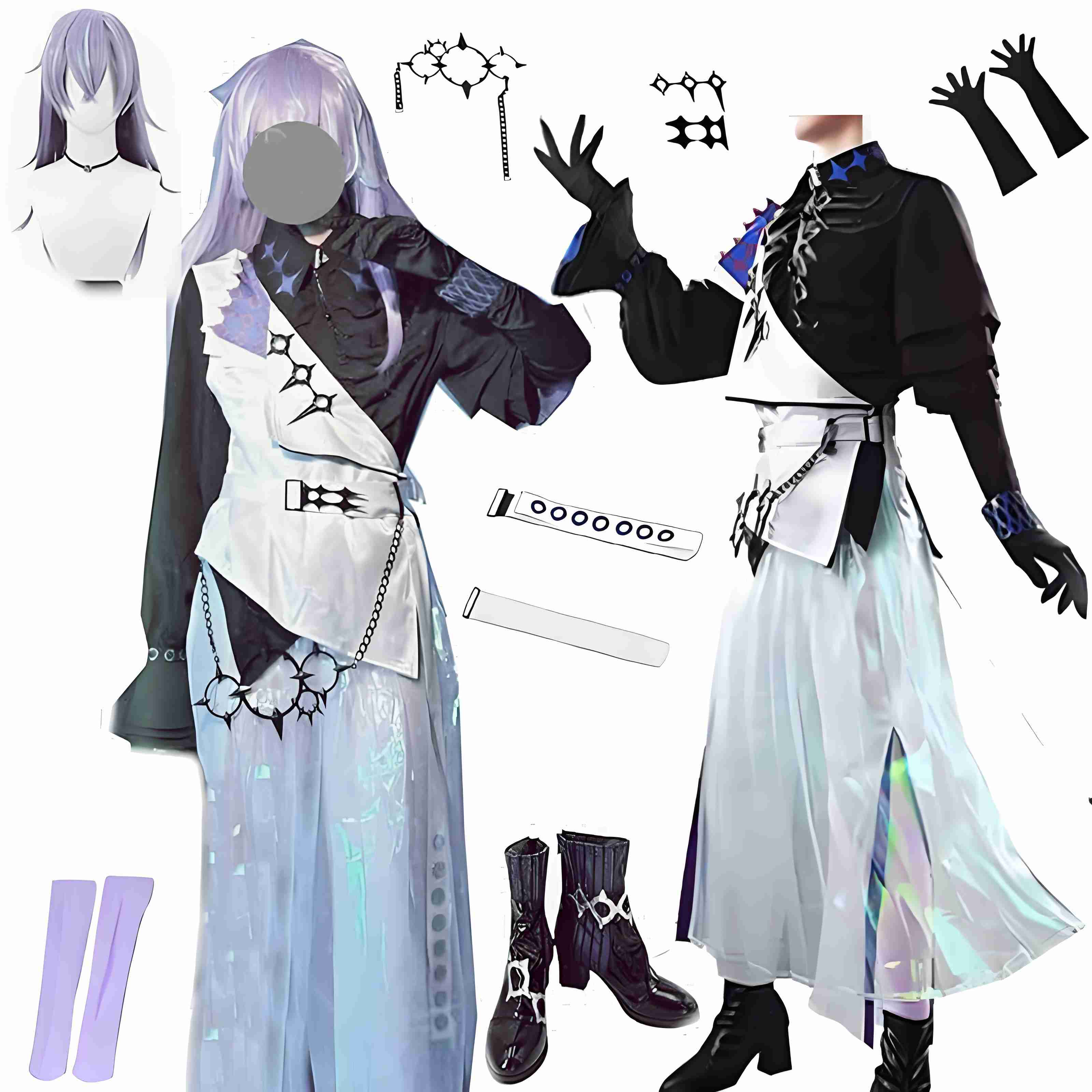 星導ショウ コスプレ衣装 コスチューム 星導ショウ コスプレ 変身仮装 YouTuber変装 文化祭 学園祭「ウイッグ＆靴」追加可能 8,360円