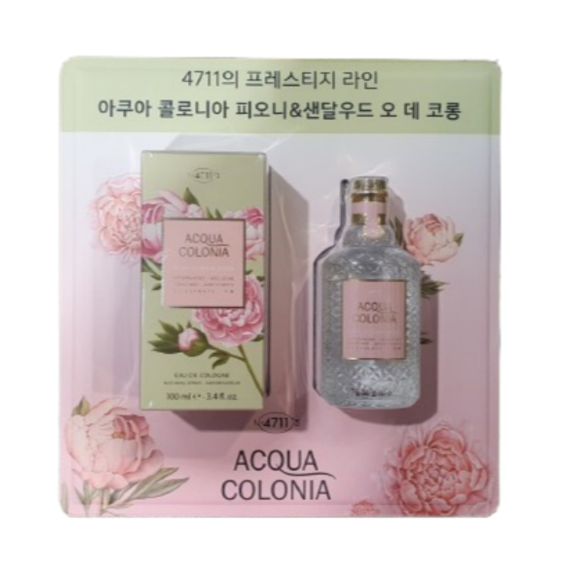 4711 オデコロン 100ML アクアコロニア ピオニー サンダルウッド