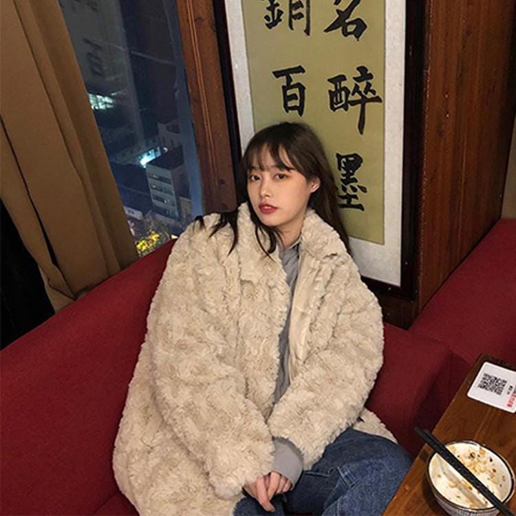 秋冬 レディース ファーコート 毛皮コート レディースコート フェイクファー アウター ジャケット　暖かい 　通勤　レディースアウター