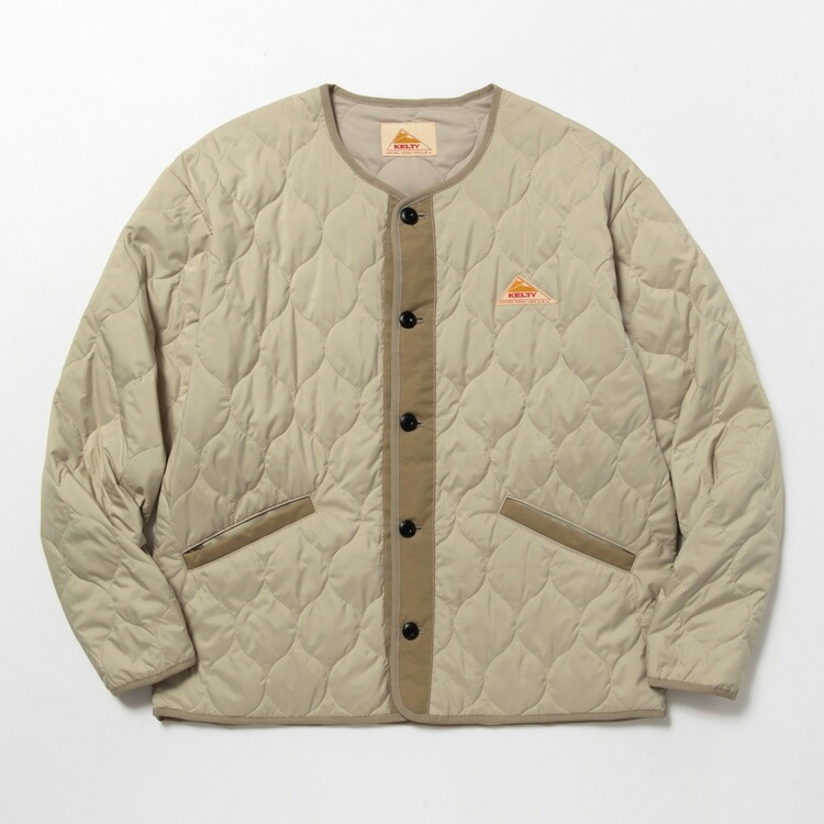 カテドラルキルトジャケット（メンズ） L ベージュ #KE22213138-BEIGE