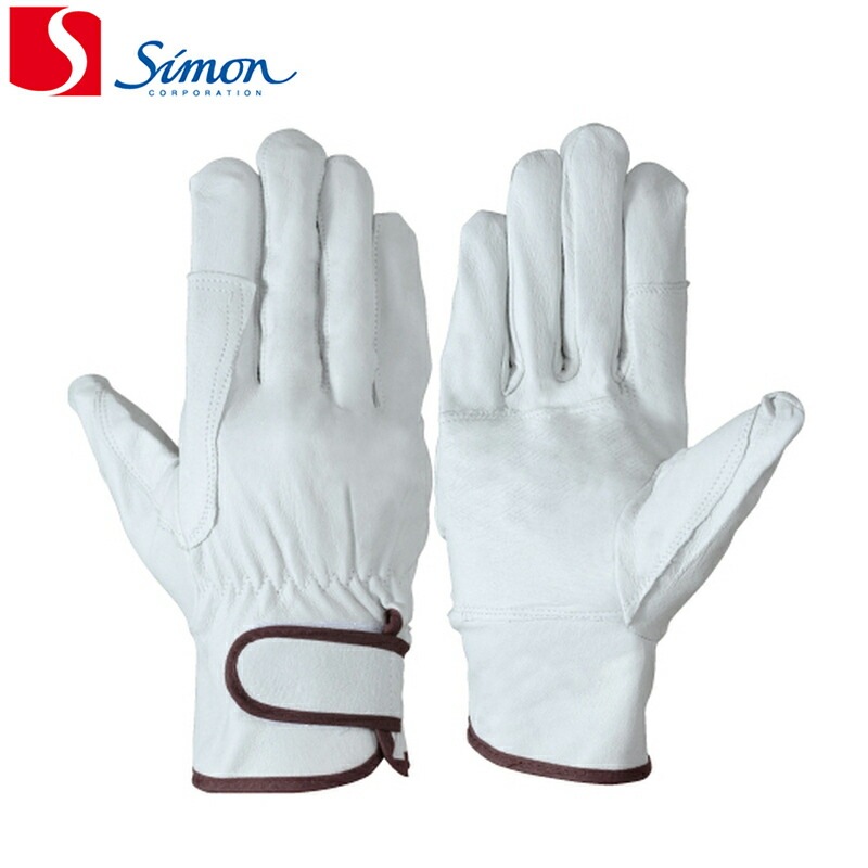 作業用手袋 豚革 シモン simon PL-718 10双セット