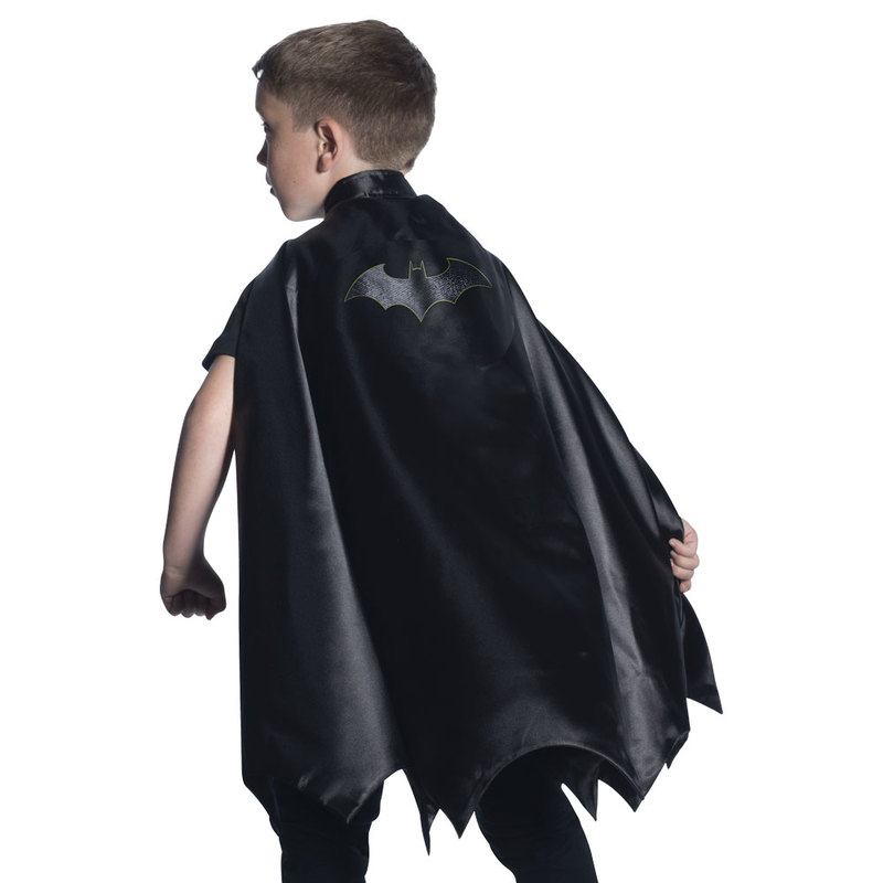 コスプレ 仮装 子ども用デラックスバットマンケープ 【 コスプレ 衣装 ハロウィン 仮装 コスチューム 子供 マント パーティーグッズ アメコミ キッズ 子供用 公式 正規ライセンス品 DCコミック
