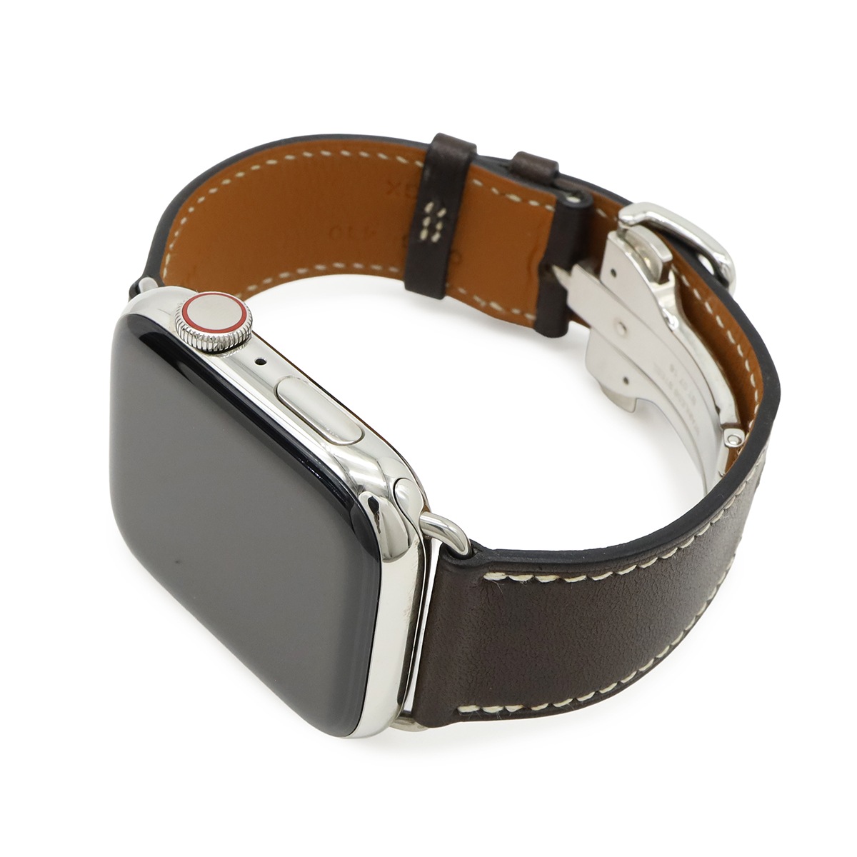 アップルウォッチ Apple Watch Series4 GPS+Cellularモデル 44mm SS 革ベルト 充電式 スマートウォッチ 腕時計 A200