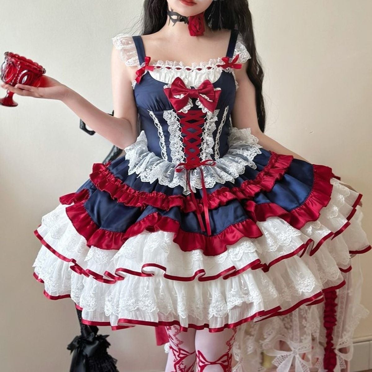 白雪姫カラージャンパースカートセット