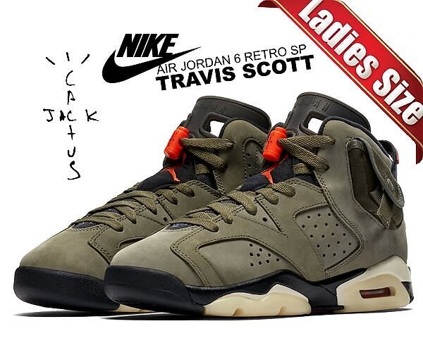 ナイキ エアジョーダン 6 スペシャル トラビススコット レディースNIKE AIR JORDAN