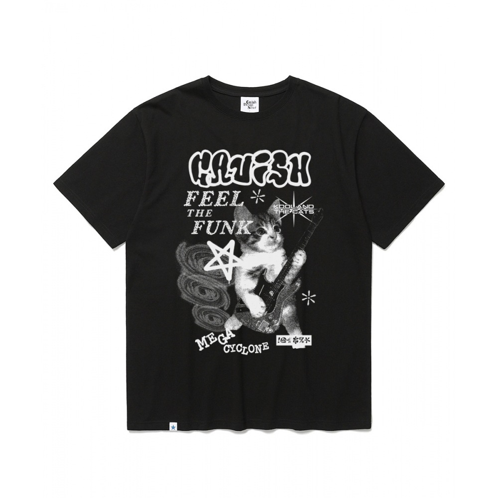 キャビッシュ 5/19 発送   メガサイクロン SS Tシャツブラック (CV2DMUT516A)