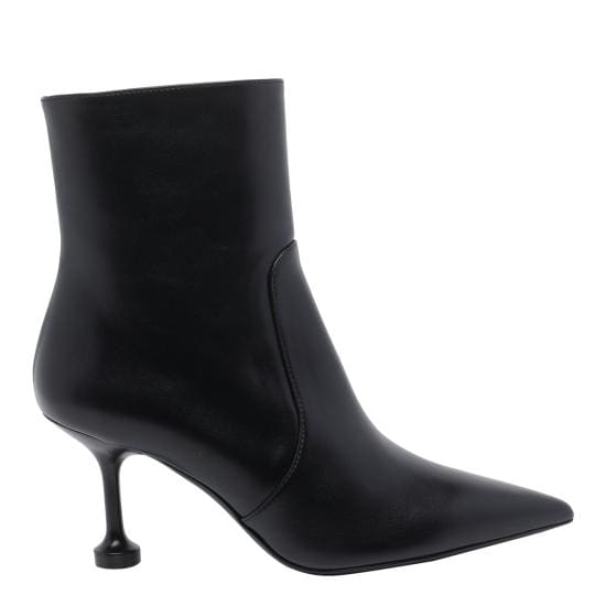STUART WEITZMAN Women Boots SN161 STUARTINI ZIP BOOTIE 75 SMOBLK Black
