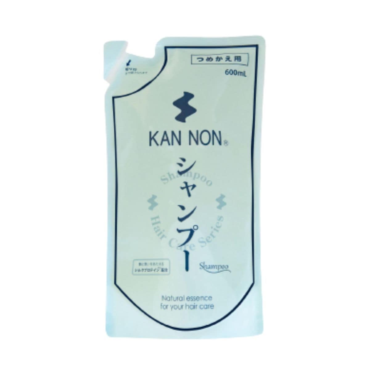 【温泉コスメサンプル付】観音温泉 シャンプー 詰替用 600ml【10個セット】観音温泉化粧品 観音温泉水 温泉水配合 アミノ酸シャンプー ヘアケア レフィル 詰め替え 温泉コスメ