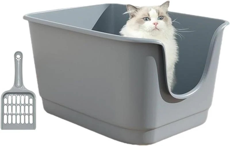 猫 トイレ 大きな猫のトイレ 猫用トイレ本体 ネコトイレ 大容量 砂 飛び散ら防止 猫 トイレ 604731cm 深型 ペットトイレ 掃除簡単 脱臭抗菌 大型 大きい猫 多猫 メイン猫 大開口 ス