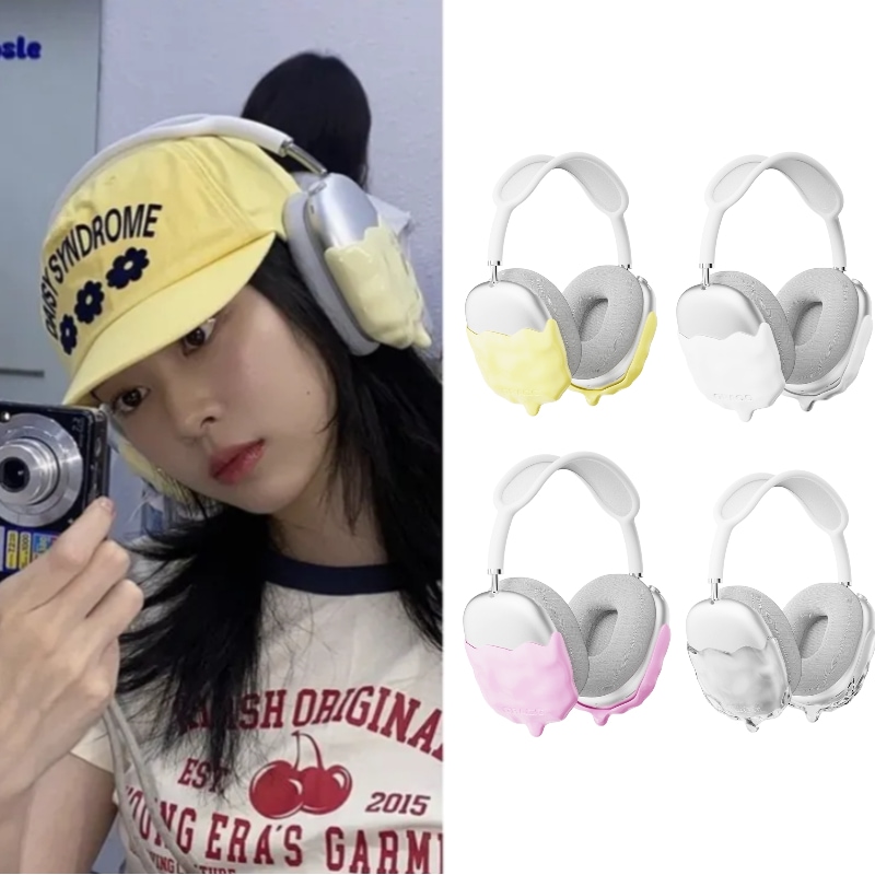【韓国芸能人多数着用着用】Air pods maxケースAirpodsアクセサリーDouble layers case