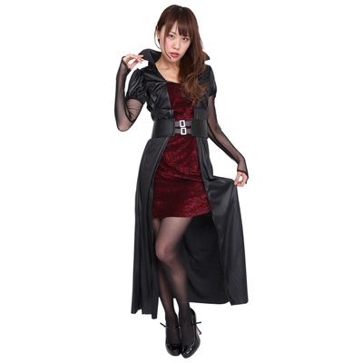 コスプレ 仮装 Patymo ヴァンパイアレディ 【 コスプレ 衣装 ハロウィン 仮装 コスチューム パーティーグッズ 大人用 レディース 女性用 余興 ドラキュラ 吸血鬼ドレス バンパイア 】