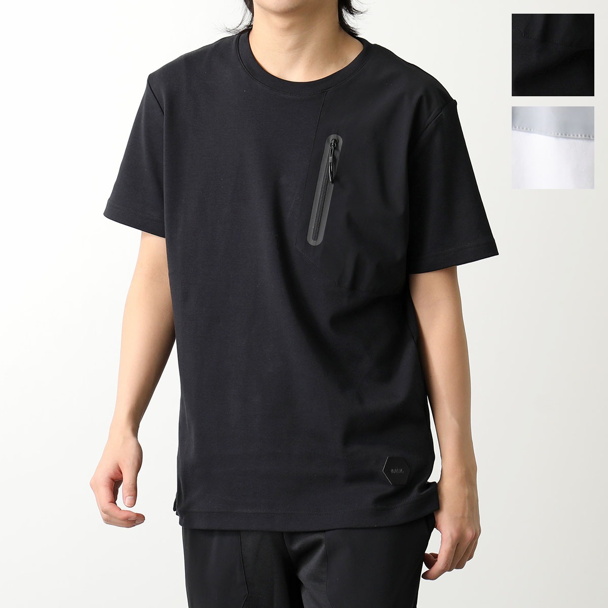 BALR. ボーラー Tシャツ Q+Regular Fit T-Shirt B1112.1232 メンズ 半袖 クルーネック コットン カットソー 胸ポケット ロゴ カラー2色