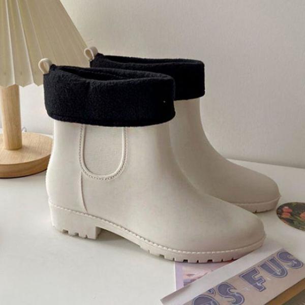 裏地 起毛 レディース 冬 防寒 起毛 レインブーツ 長靴