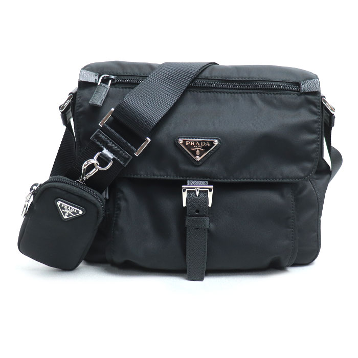 PRADA プラダ Re-Nylon ショルダー ショルダーバッグ ブラック 1BD994 RV44 F0002 IC レディース 中古 美品 108,900円