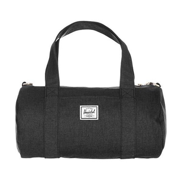 Herschel Sutton Duffel Bag, Black Crosshatch, Mini 7.0L 並行輸入品