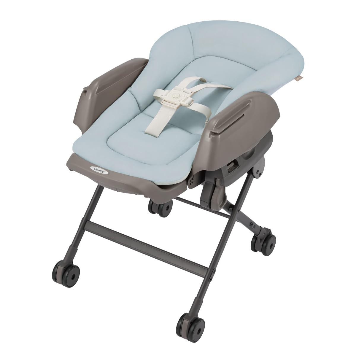 コンビ ハイローチェア ネムリラ Fit AQ ブルー 新生児から4歳頃まで成長に合わせて大活躍
