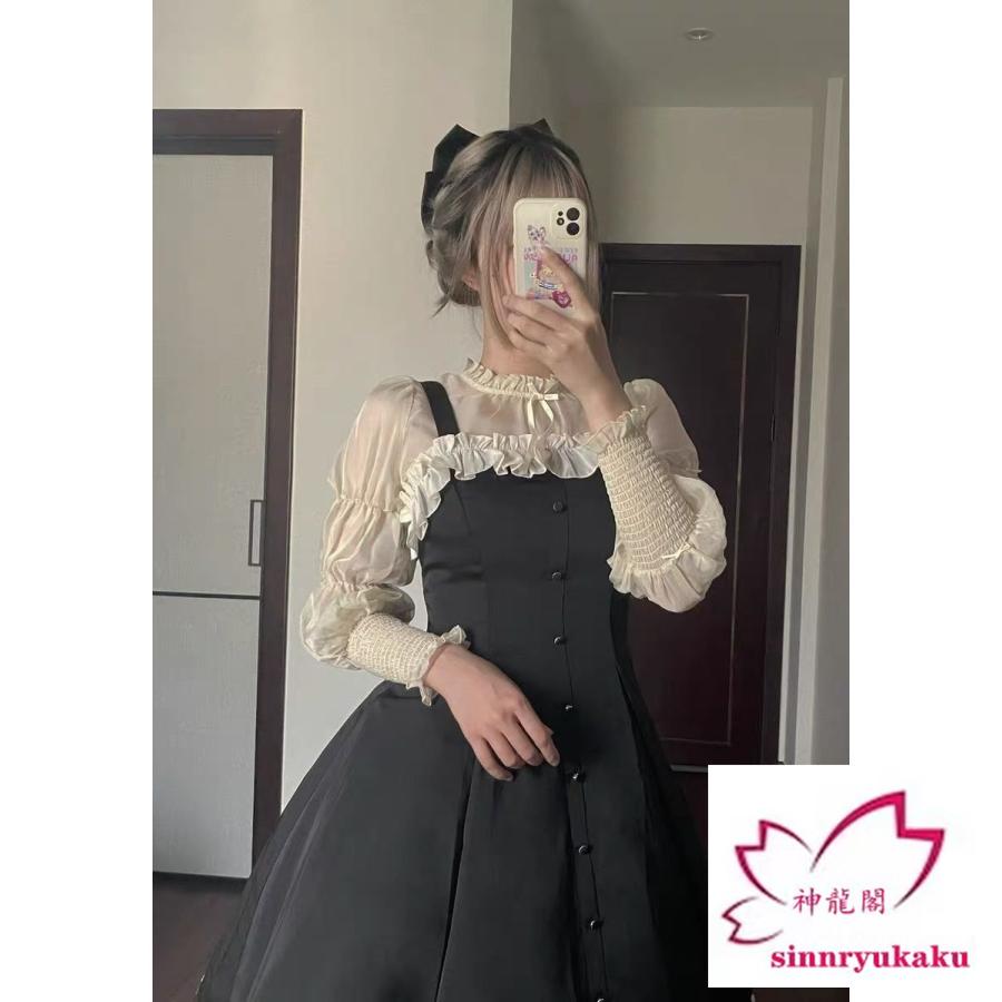 Lolita系　甘い　ワンピース　jsk　OP　日常　写真　舞台　変装/ロリータ トップス 萌え レディース ゴスロリ ロリータファッション　変