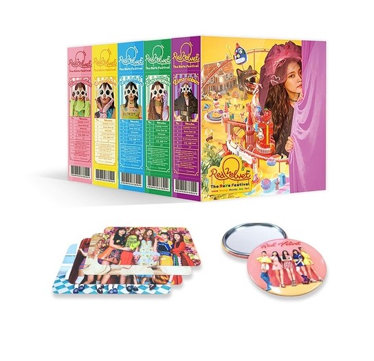 【未開封新品】 (5点セット)Red Velvet (RED VELVET) - [THE REVE FESTIVAL DAY 1] ミニアルバム DAY 1 VER