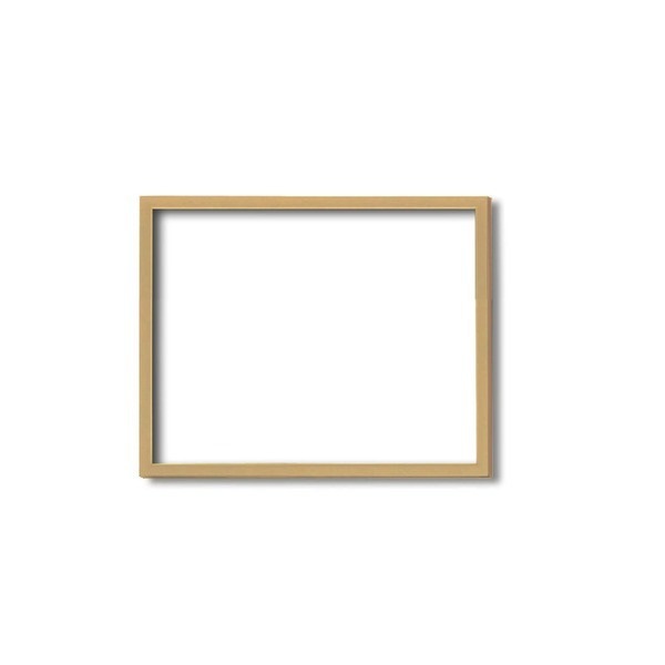 デッサン額縁/フレーム 太子サイズ 379288mm 木地 壁掛けひも/アクリル付き 化粧箱入り 5767