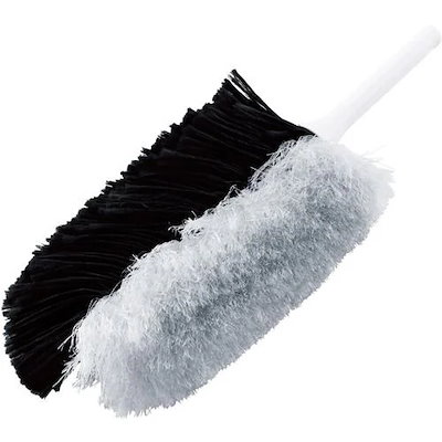 他サイト： エレコム　ELECOM　クリーナー ブラシ ハンディ ほこりとり 掃除 2Way 静電気除去 除電ブラシ フック掛け ホワイト　AVDTVBR03MIXの商品画像