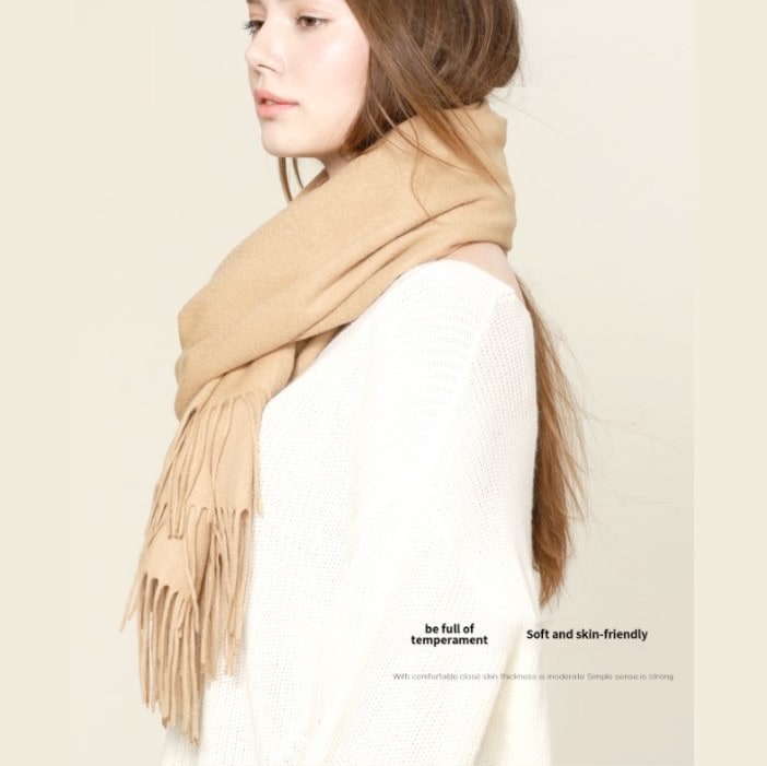 モンゴルカシミアピュア100マフラー 5,189円