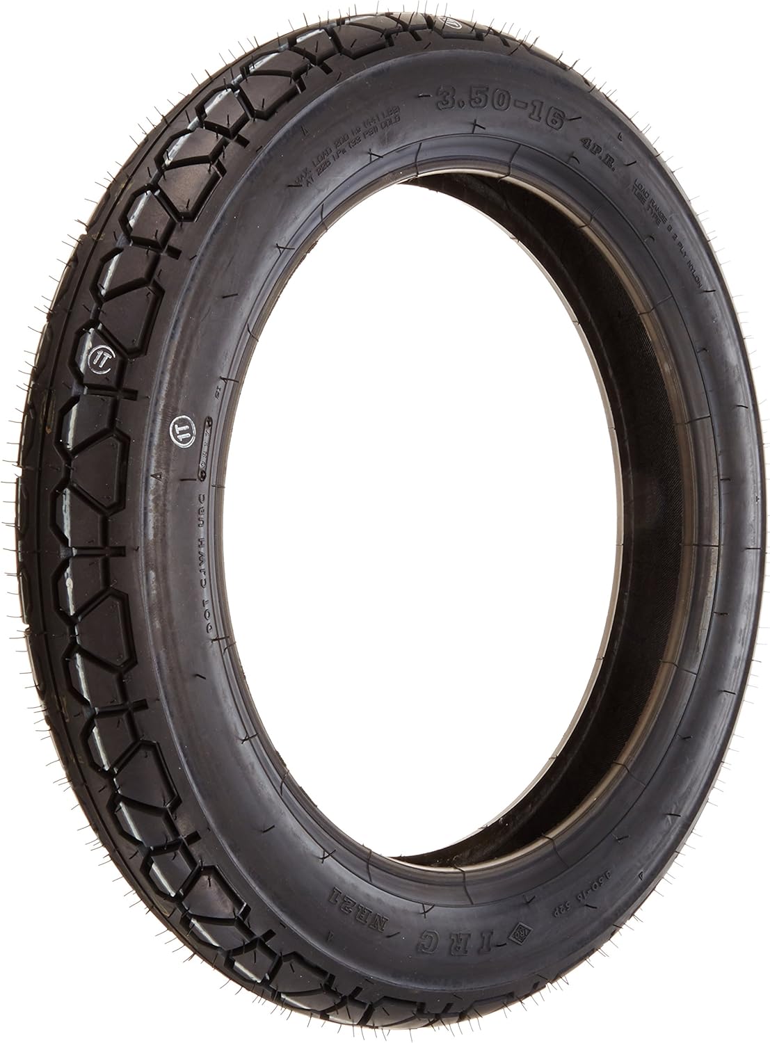 IRC(アイアールシー)井上ゴムバイクタイヤ NR21 リア 3.50-16 4PR チューブタイプ(WT) 301999 二輪 オートバイ用