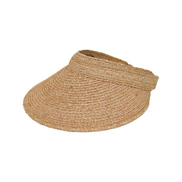 26SS 女性カースティンバイザーハット ナチュラル HAT52474 NATURAL