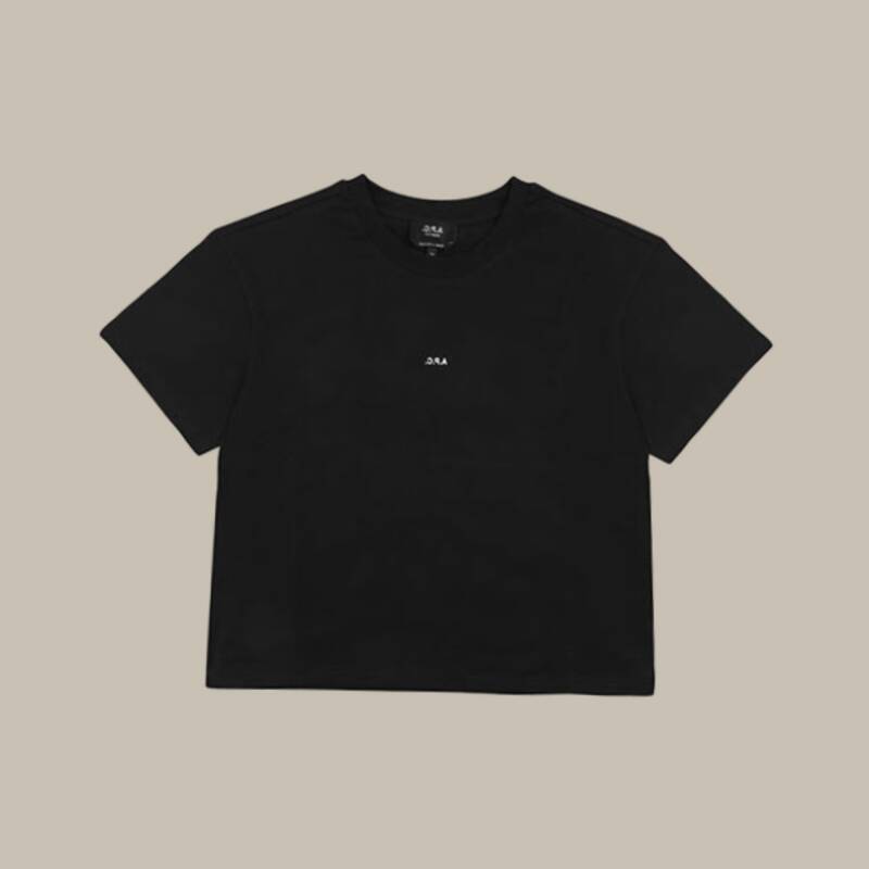アペッセ COHBW F26387 TZC NOIR/BLANC マイクロロゴ ボックスシルエット レディース半袖Tシャツ